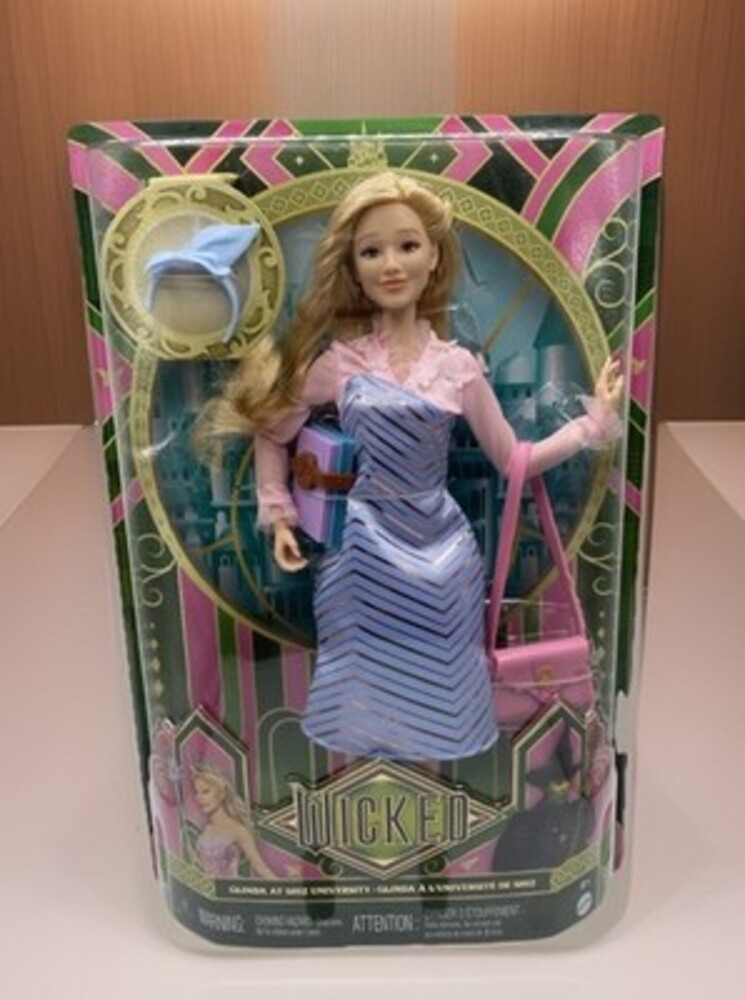 Wicked Glinda At Shiz University 2024 Mattel With *Misprint Error* New NIB
